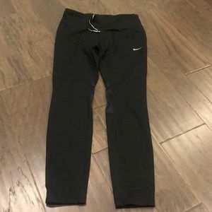 Nike Womens running pants, size small, black